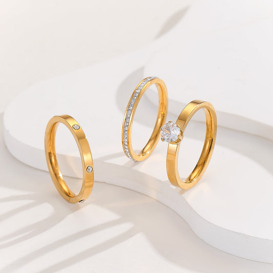 Buydropp®  Minimalist Gold Rings