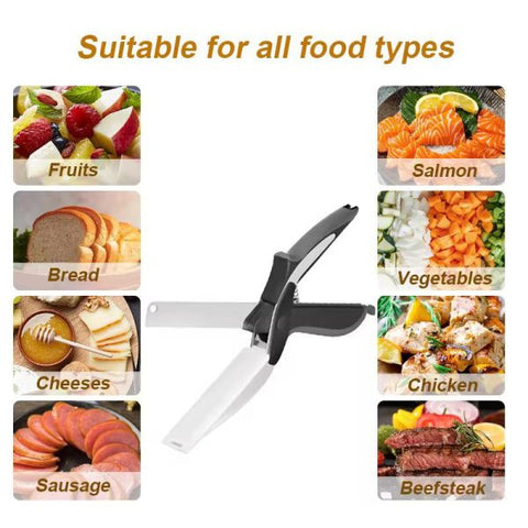 Buy Dropp™ 2 In 1 Clever Cutter & Scissors