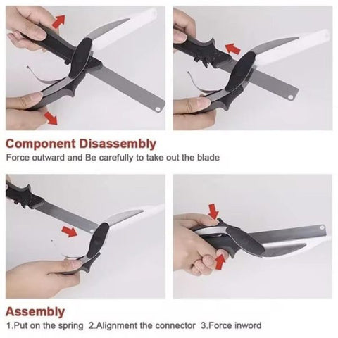 Buy Dropp™ 2 In 1 Clever Cutter & Scissors