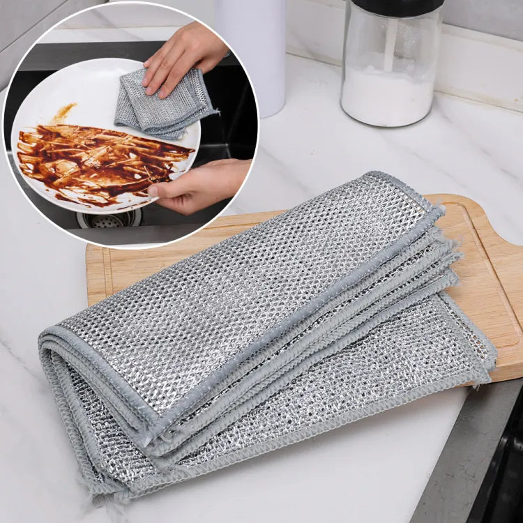 Buydropp® Non Scratch Steel Wire Dishcloth