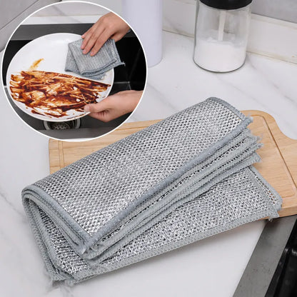 Buydropp® Non Scratch Steel Wire Dishcloth