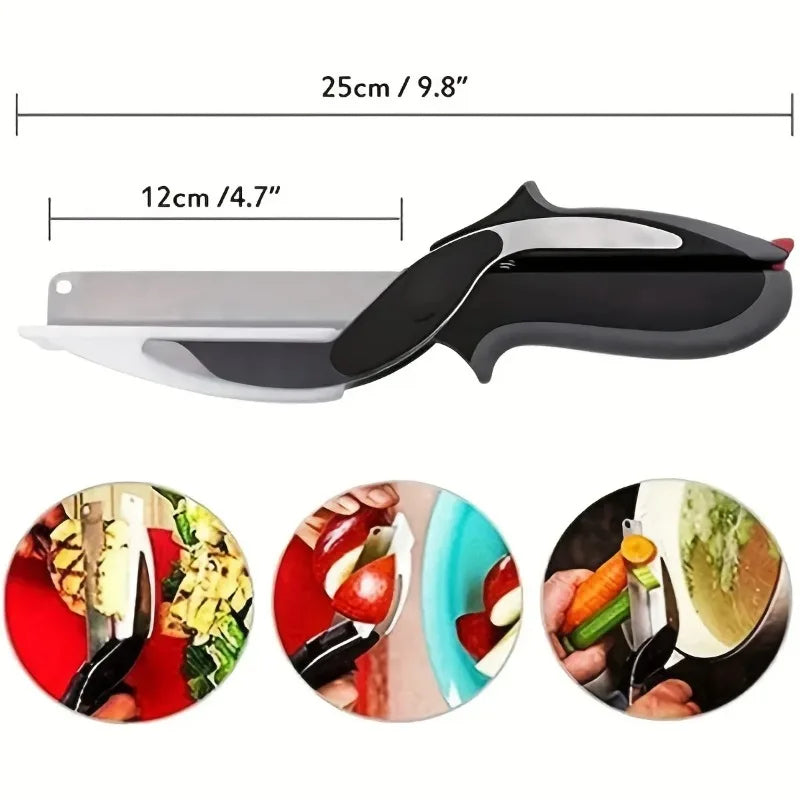 Buydropp® 2 in 1 Salad Chopper Vegetable Cutter