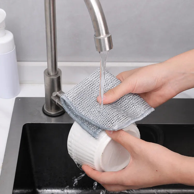 Buydropp® Non Scratch Steel Wire Dishcloth