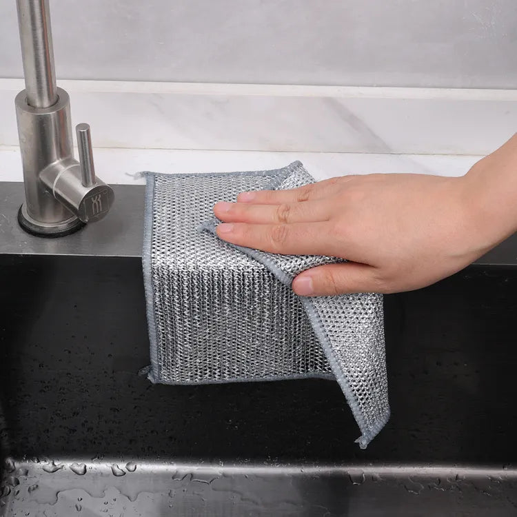 Buydropp® Non Scratch Steel Wire Dishcloth