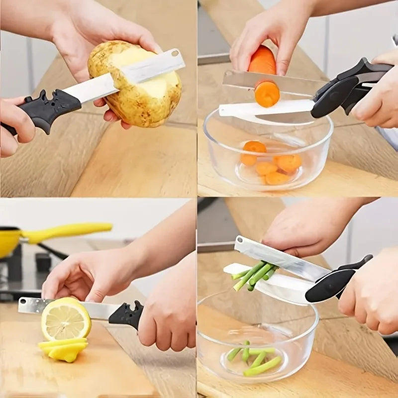 Buydropp® 2 in 1 Salad Chopper Vegetable Cutter