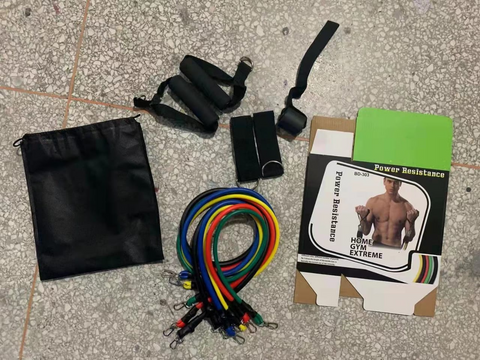 Buy Dropp™ Power Exercise Resistance Band Set 5 In 1