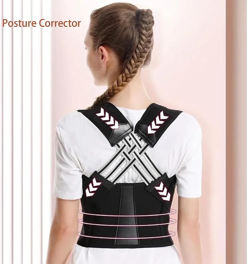 Adjustable Back Posture Belt Office Home Gym Unisex  Back Straightener Posture Corrector