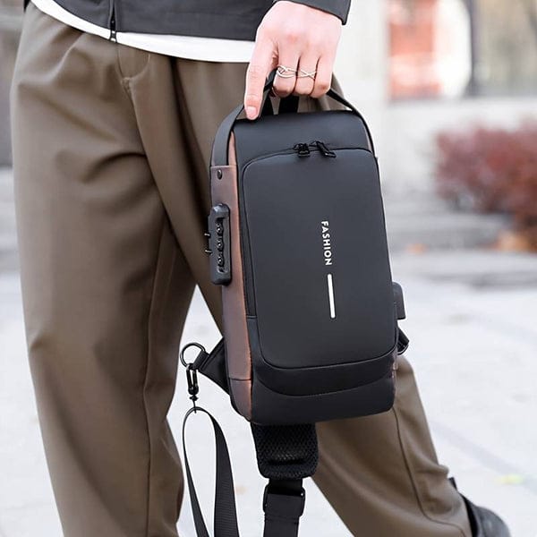 Anti-theft Cross Body Bag with USB Charging Port