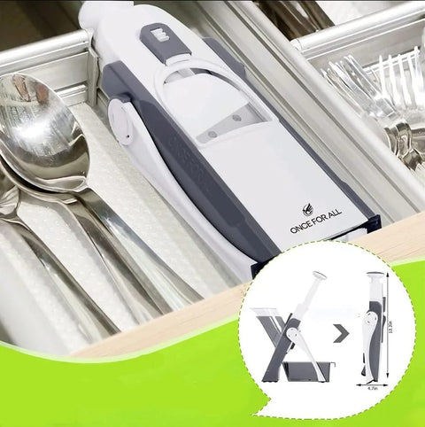 Buy Dropp™ 5 in-1 Multifunctional Manual Mandolin Vegetable Slicer Cutter Food & Chopper