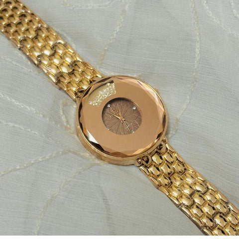 Buy Dropp™ Stylish Women's Rose Watch with Chain Strap