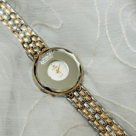 Buy Dropp™ Stylish Women's Rose Watch with Chain Strap