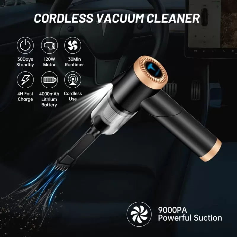 Buydropp®  multifunctional 3 in 1 Mini Handheld Car Vacuum Cleaner