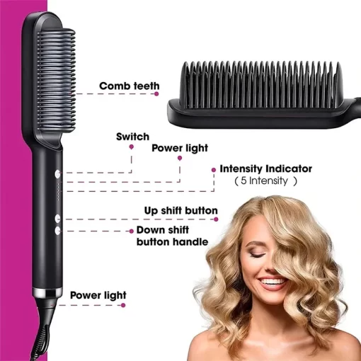 Buydropp® 2-in-1 HAIR STRAIGHTENER COMB