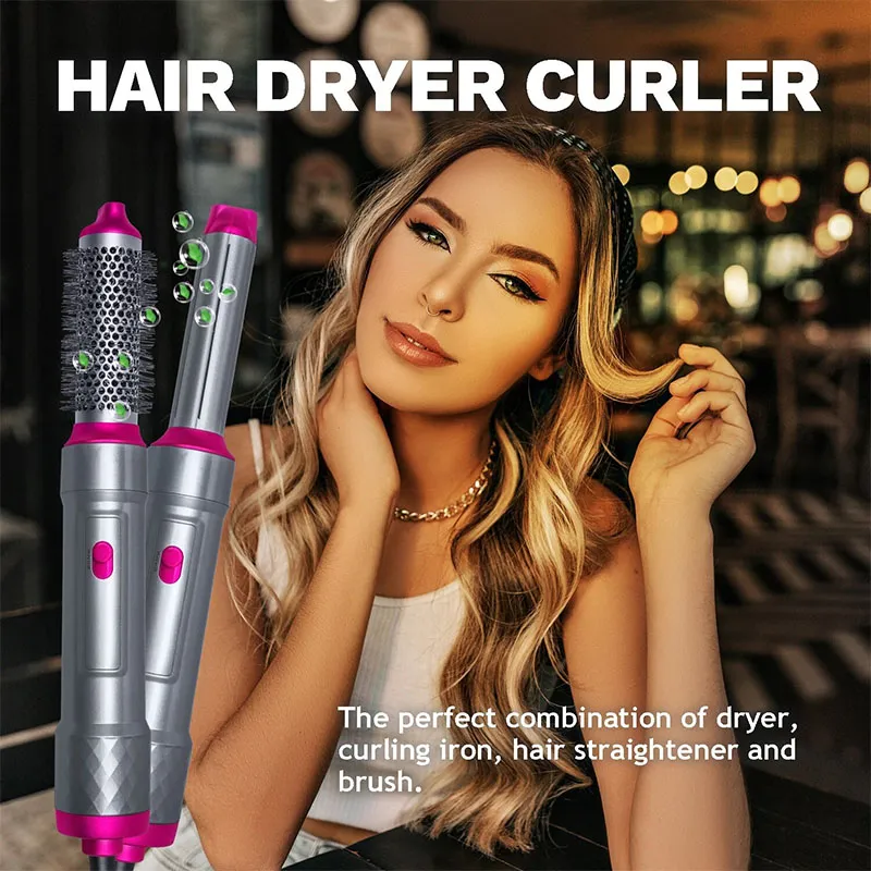 Buydropp® 5 In 1 Hair Dryer Straightener And Curler