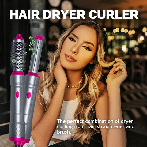 Buy Dropp™ 5 In 1 Hair Dryer Straightener And Curler