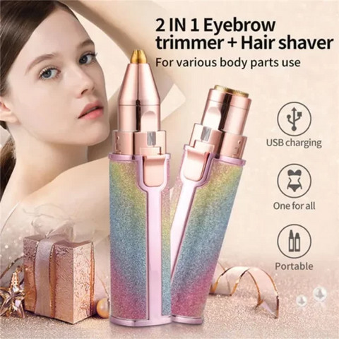 Buy Dropp™ 2 in 1 Electric Face Hair Remover