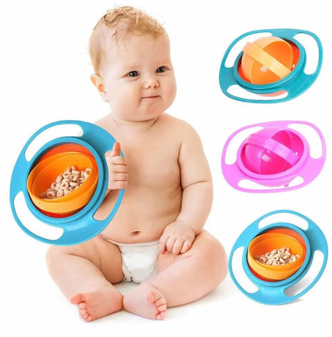 Buy Dropp™Gyro Bowl for kids | 360 Degree bowl